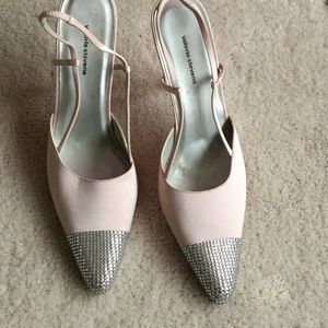 3” heel pale pink Valerie Stevens shoes. 8.5 M